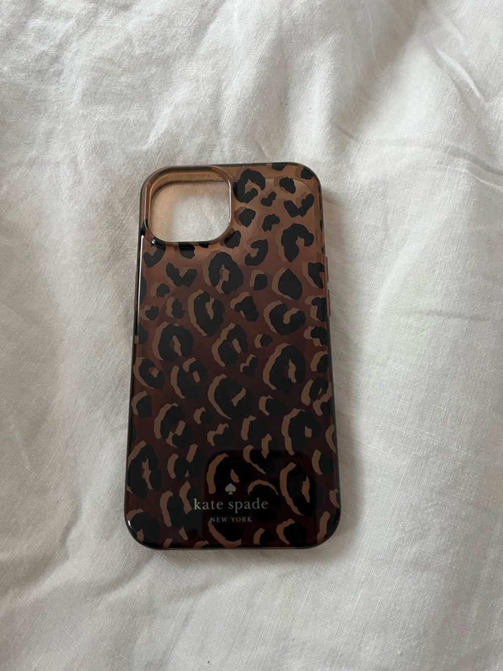 Kate Spade Leopard Print Brown Phone Case
